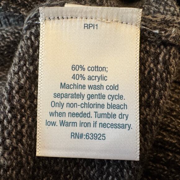 Urban Pipeline Black Gray Burgundy Sweater Size Men's Large - Picture 9 of 10